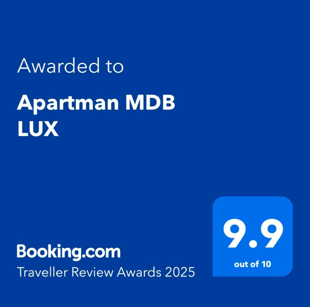 Apartman Mdb Lux Суботиця Екстер'єр фото